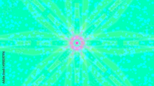 Vibrant pink abstract geometric energy pattern with radiating lines