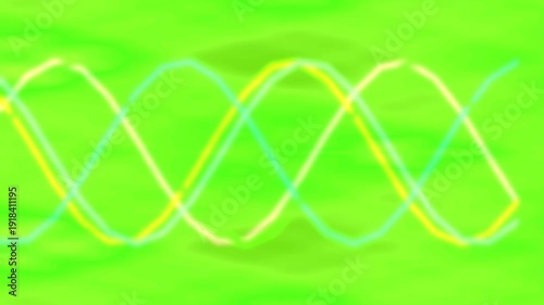 Vibrant Pink and Blue Light Waves Animation for Digital Effects