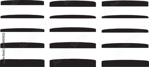 Black and white abstract geometric pattern design elements