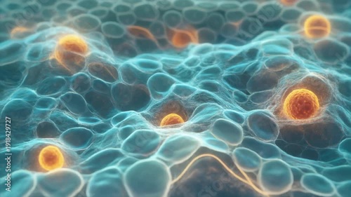 Cinematic INTERFERON-mediated intracellular defense mechanisms triggered in hyper-realistic cellular environment
