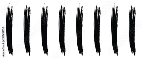 Big collection watercolor brush strokes. Vector collection of artistic grungy colorful paint hand made creative brush stroke set. Paintbrush color elements collection.