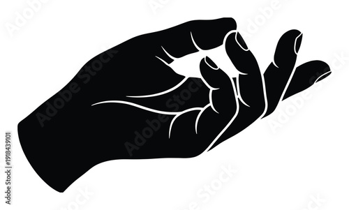 Hand making ok sign gesture of agreement and acceptance isolated symbol illustration vector
