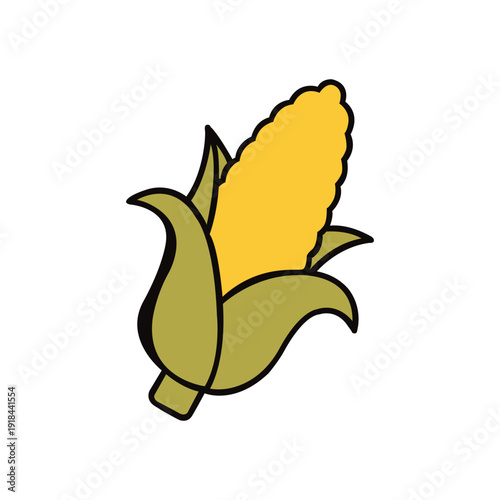 Illustration of an ear of corn