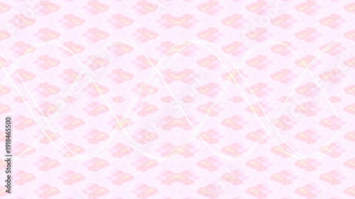 Colorful abstract geometric pattern with pastel pink and purple hues
