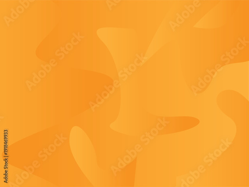 An artistic abstract vector illustration featuring a vibrant orange and yellow gradient wave pattern with smooth golden curves and motion lines for a modern summer background design