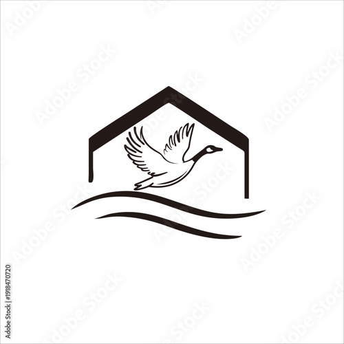 Print Bango bird logo design for your brand and company identity