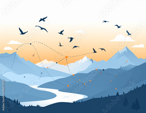 Migratory Bird Supply Chain Graph