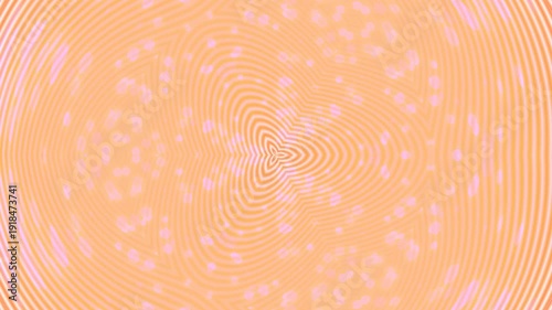 Vibrant Pink Heart Pattern with Radiating Circular Lines