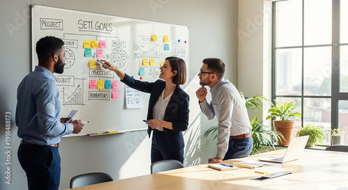 business people working in a meeting