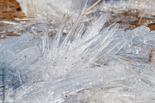 Bilde på lerret Ice crystal serenity