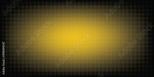 Abstract golden yellow gradient background with dark vignette effect.
