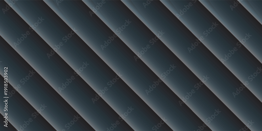 Obraz premium Dark Gray Diagonal Stripes Pattern Background.
