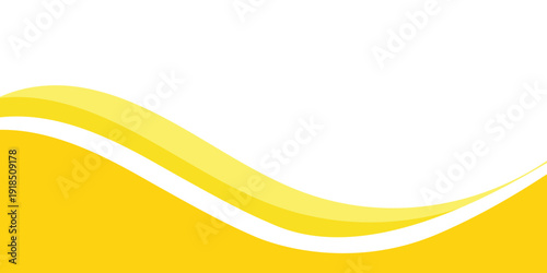 yellow wave abstract background. vector illustration