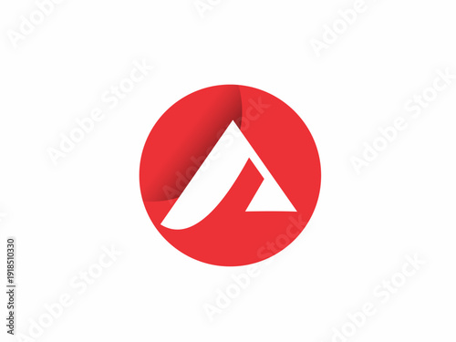 Creative Forward-Leaning Letter A Symbol in Circular Red Shape Free Download Creative Forward-Leaning Letter A Symbol in Circular Red Shape - GFXLoad