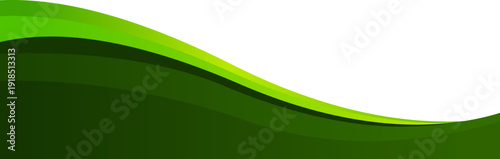Green Abstract Wave Banner