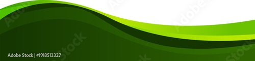 Green Abstract Wave Banner