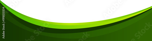 Green Abstract Wave Banner