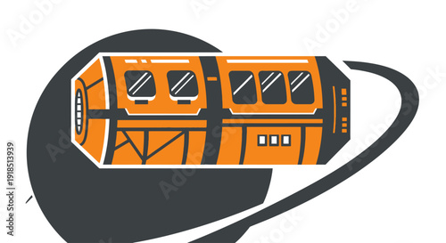 Wallpaper Mural Spacecraft facing left near planet Torontodigital.ca