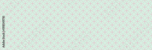 Seamless Geometric Background, Shippo Pattern