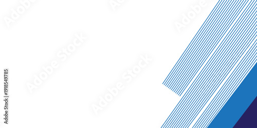 Modern Blue Diagonal Striped Background Template for Corporate Presentation, Banner, and Marketing Materials
