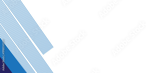 Modern Blue Diagonal Striped Background Template for Corporate Presentation, Banner, and Marketing Materials