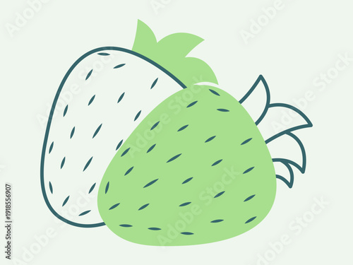Strawberries icon. Agriculture icon design. Simple filled and outline icon. Vector icon.