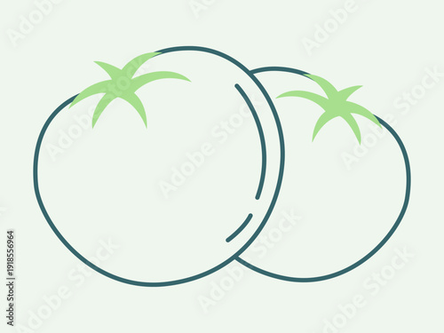 Tomatoes icon. Agriculture icon design. Simple filled and outline icon. Vector icon.