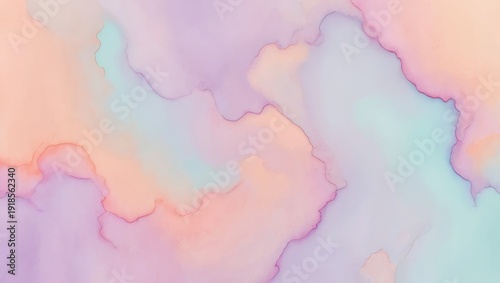 Soft flowing abstract backdrop with delicate color blending, ideal for tranquil themes and gentle designs