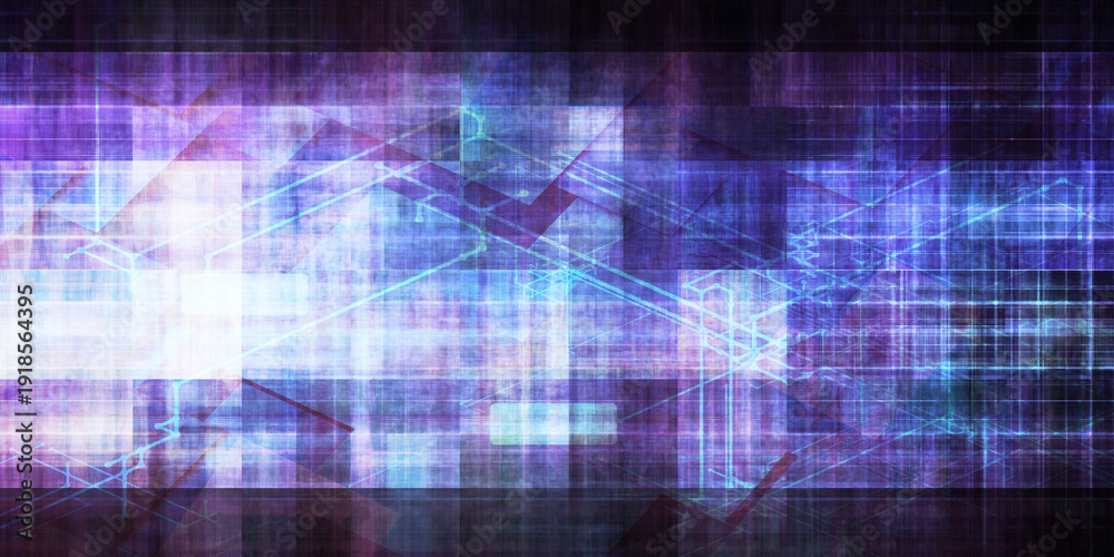 Obraz premium New Future Technology Concept