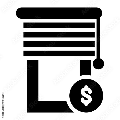 money glyph icon