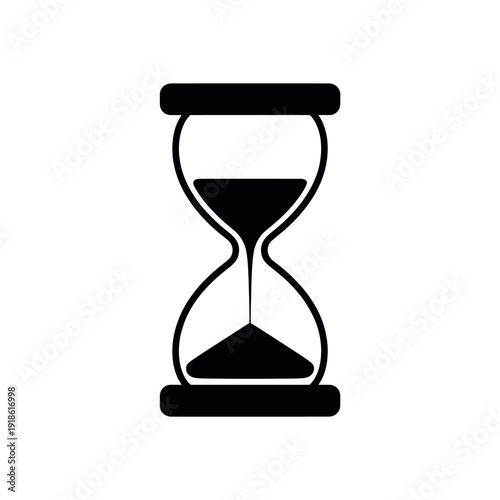 Hourglass icon representing time and patience