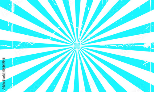 light blue and white sunburst background vector design. comic background with retro rays. sunburst pattern background.