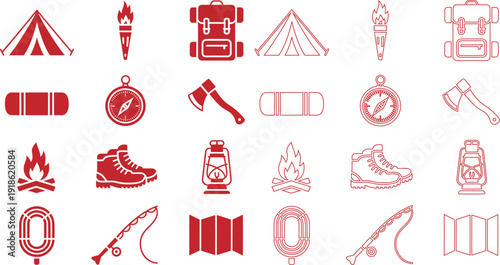 Camping and outdoor adventure equipment for travel and recreation