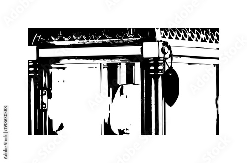 Vintage Whisky Decanter with Glass