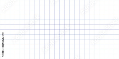 Clean Rectangle Grid Notebook Page Vector Illustration with Abstract Line Pattern