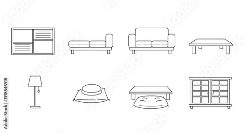 Collection of Furniture and Home Decor Items.