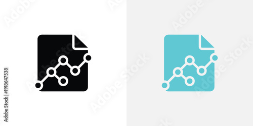 Black and cyan file with graph lines file graph lines