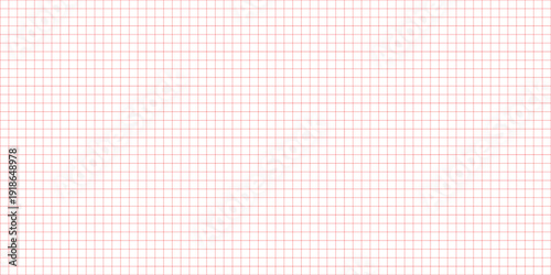 Clean Rectangle Grid Notebook Page Vector Illustration with Abstract Line Pattern