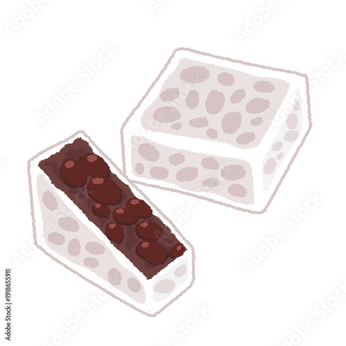 きんつばのイラスト