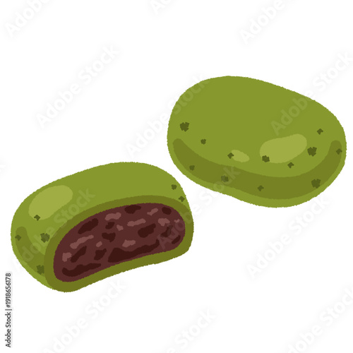 草餅のイラスト