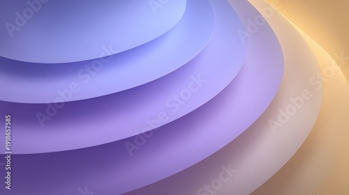 Series of colorful, curved lines that form a wave pattern