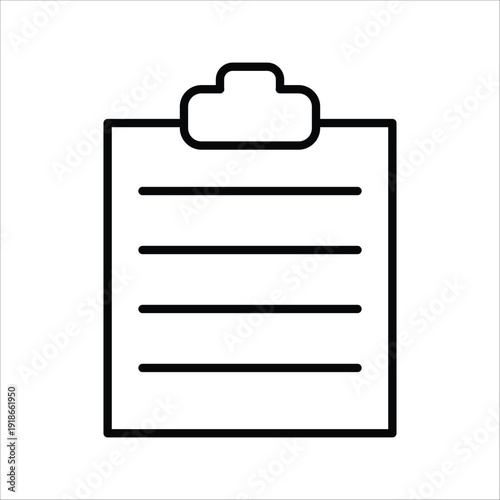 Clipboard Document Icon Task List Symbol