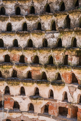View inside of a Devocote o Palomar. Pidgeon house
