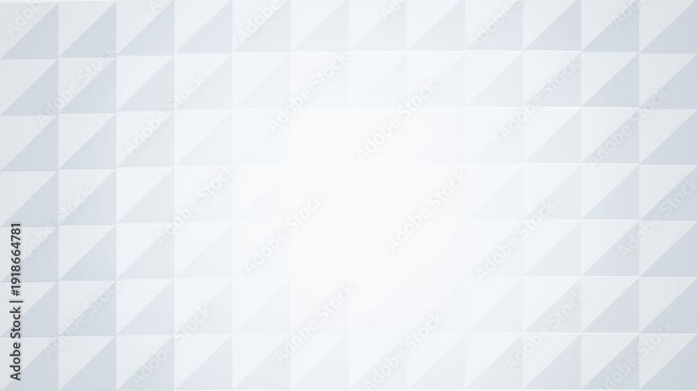 custom made wallpaper toronto digitalClean White Triangle Pattern Background with Central Copy Space for Text 4K Loop