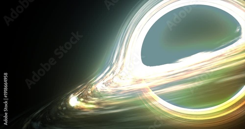 Space background: A powerful black hole pulling light and matter in the cosmos.