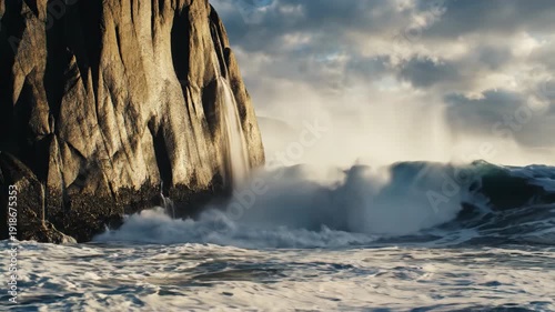 sunset over the river