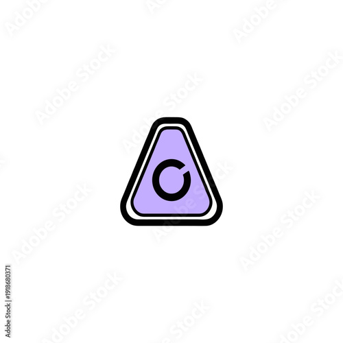 Free Download vector illustration of a warning sign on a white background - GFXLoad