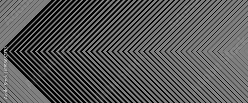 Black arrow line background. Luxury stripe gradient texture. vector dynamic eps 10