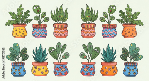 Vibrant pink hibiscus flowers and blue fern leaves pattern on black background tropical floral design