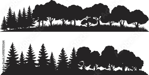 Wild turkey silhouette collection on white background, black farm bird silhouettes isolated, Thanksgiving and nature design elements for autumn projects,